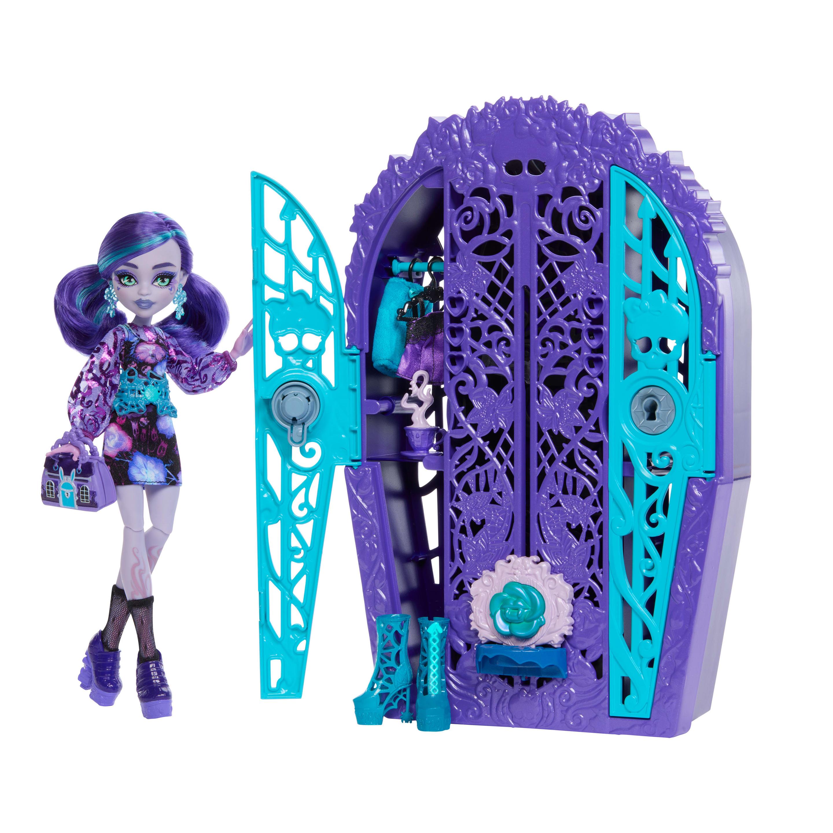 Monster High Skulltimate Secrets Garden Mysteries Spielset, Twyla Puppe mit mehr als 19 Überraschungen