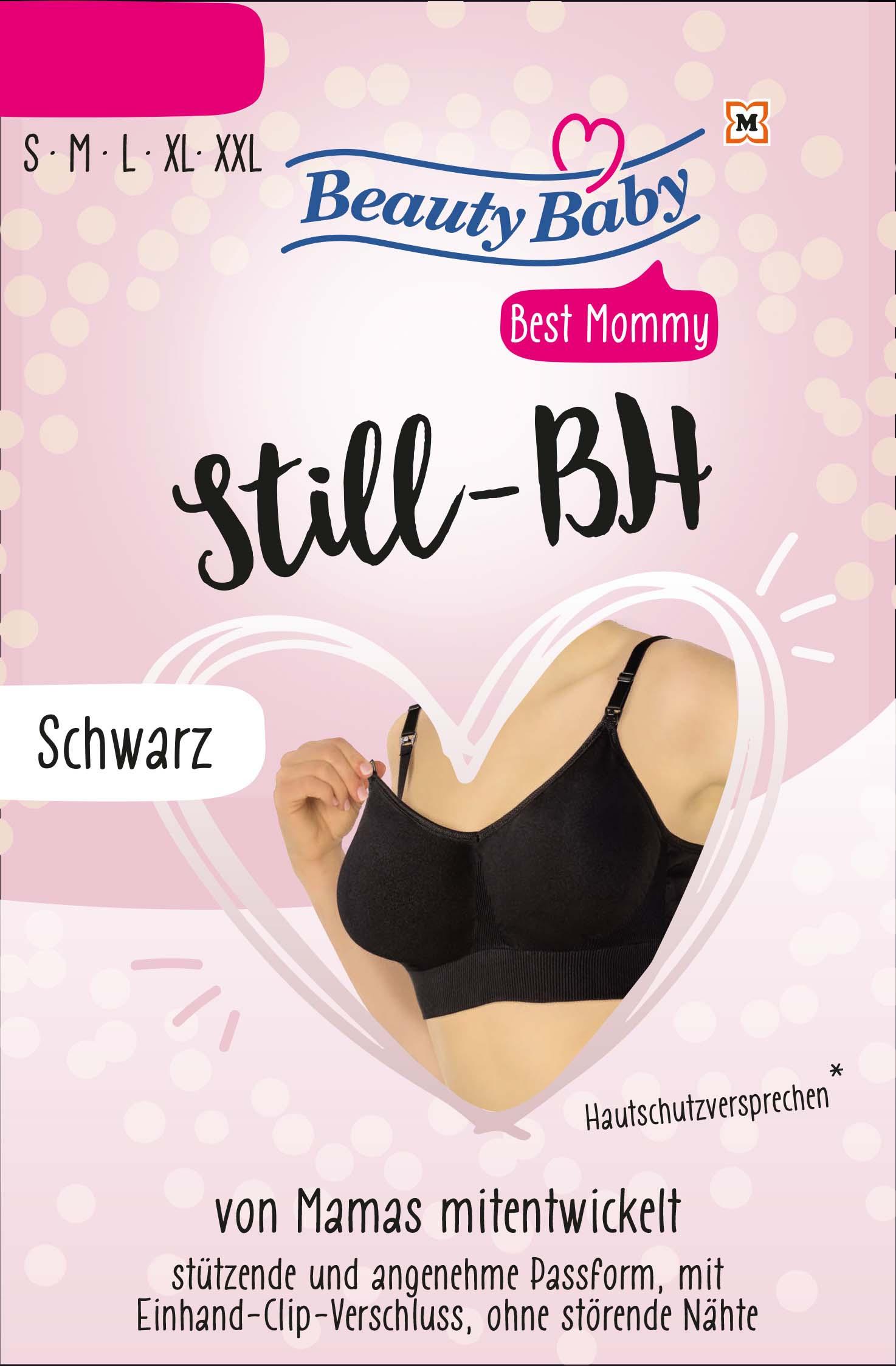 Beauty Baby Best Mommy Still BH Schwarz