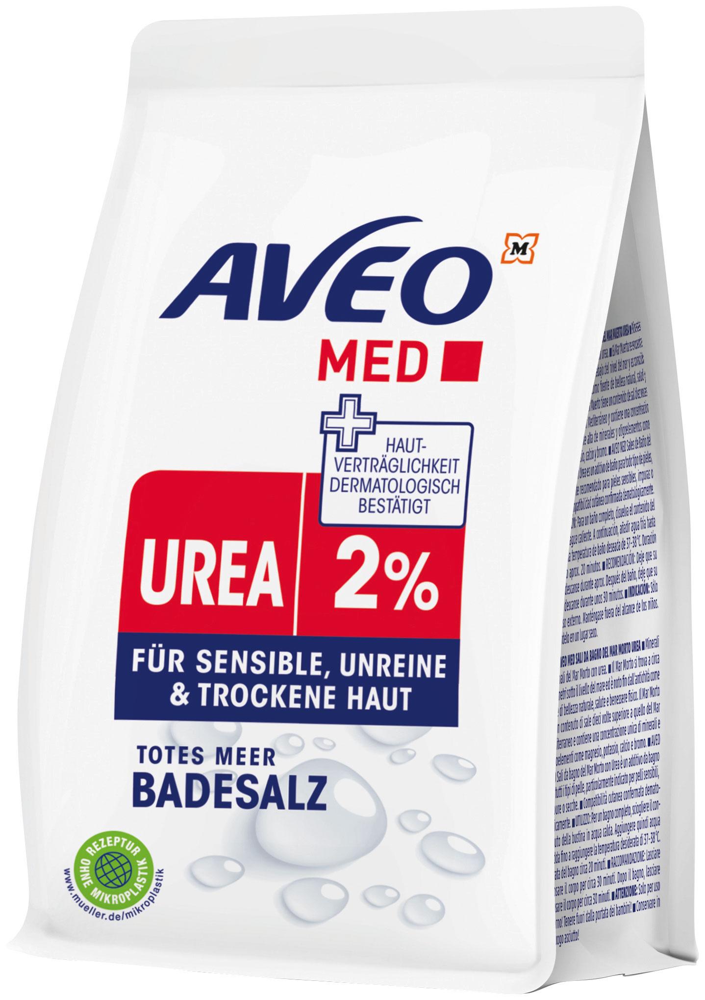 AVEO Totes Meer Badesalz mit Urea