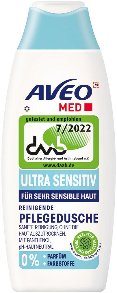 AVEO MED Ultra Sensitiv Reinigende Pflegedusche