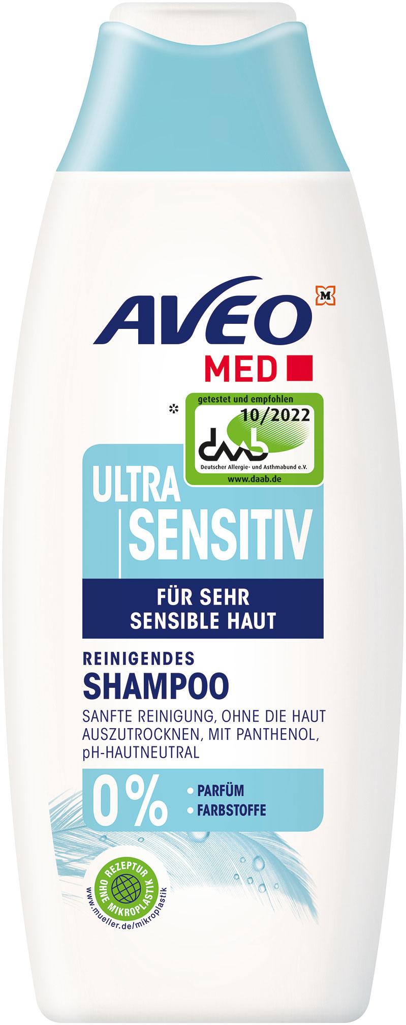 AVEO MED Ultra Sensitiv Reinigendes Shampoo