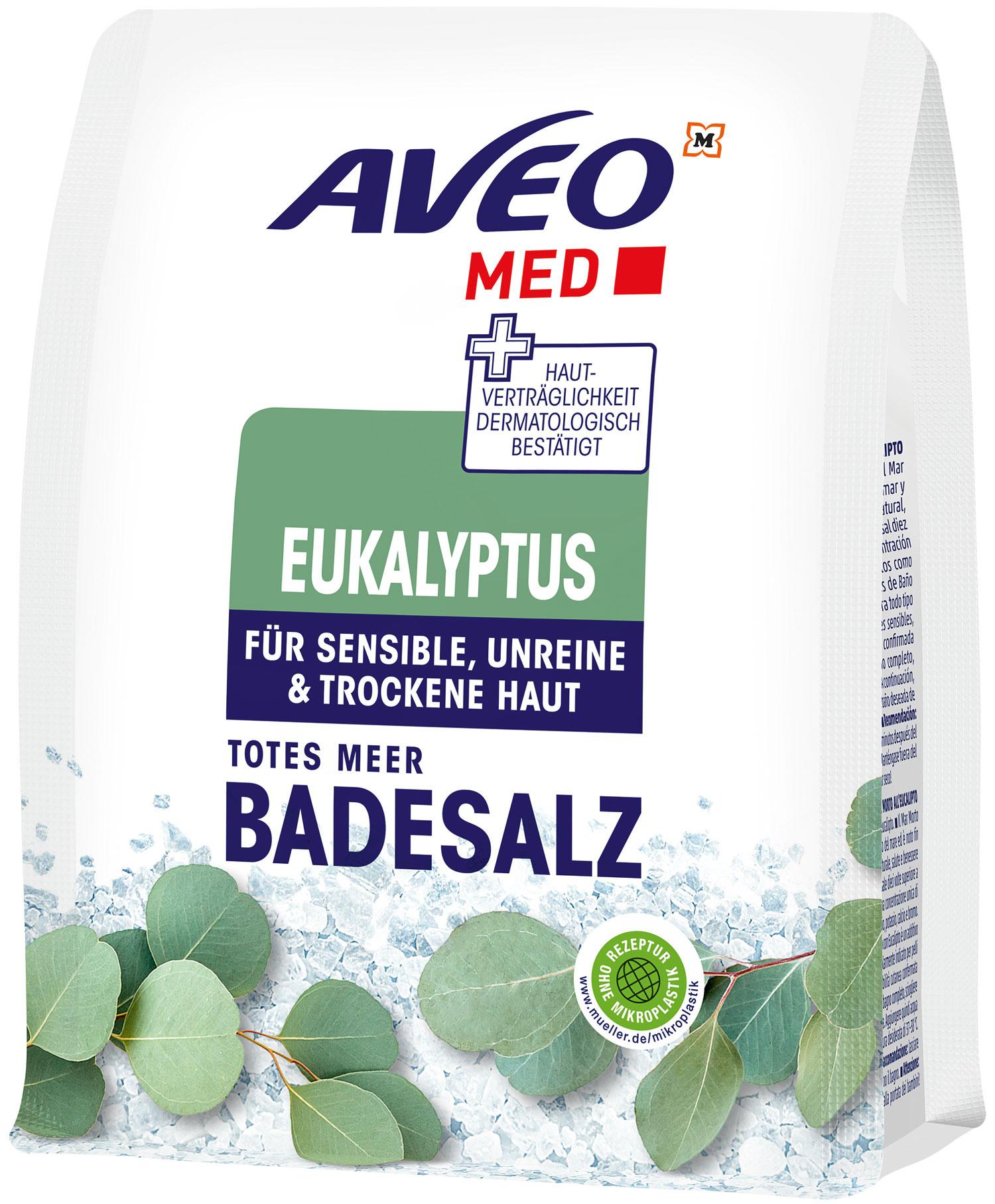 AVEO MED Totes Meer Badesalz Eukalyptus