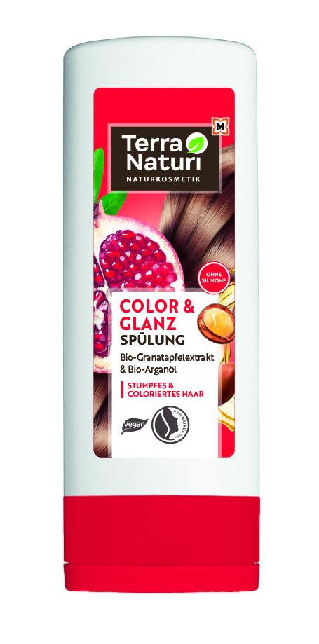 Terra Naturi COLOR&GLANZ Spülung Bio-Granatapfelextrakt&Bio-Arganöl