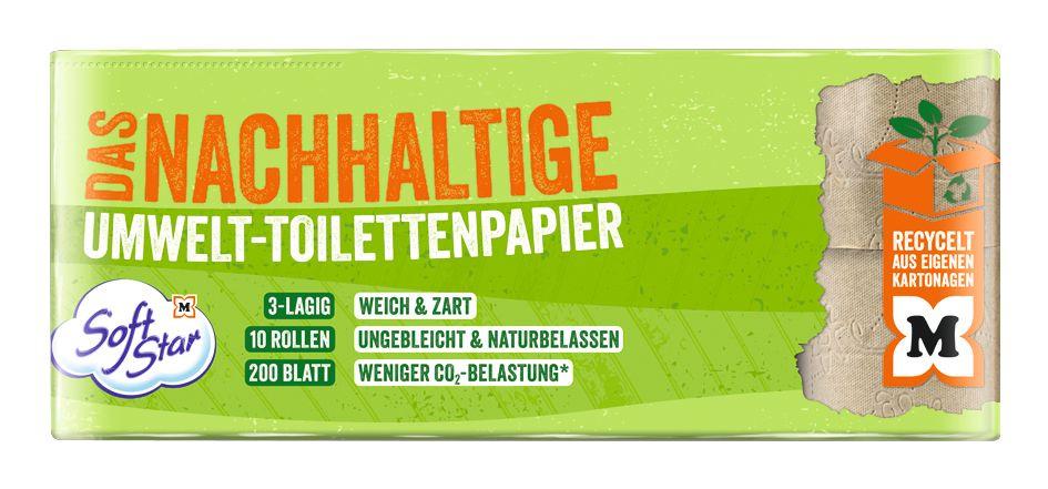 SoftStar Toilettenpapier 3-lagig RC Nature