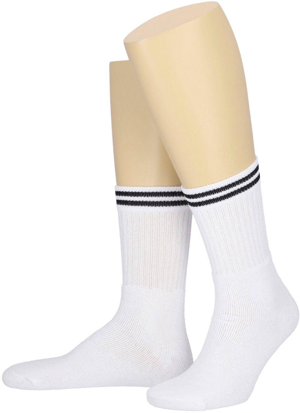 MOVE UP Unisex Sportsocken Ringel 3er Pack