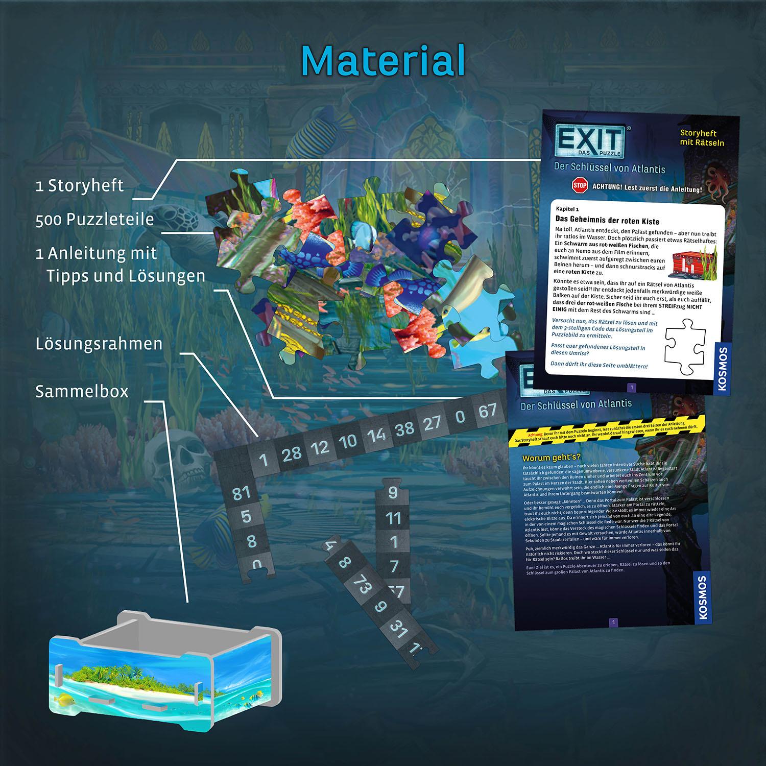 Produktbild KOSMOS - EXIT® - Das Puzzle: Der Schlüssel von Atlantis 2 von 6