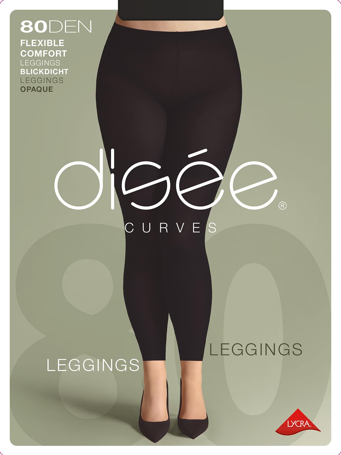 disée Damen Comfort Leggings Curves 80 DEN