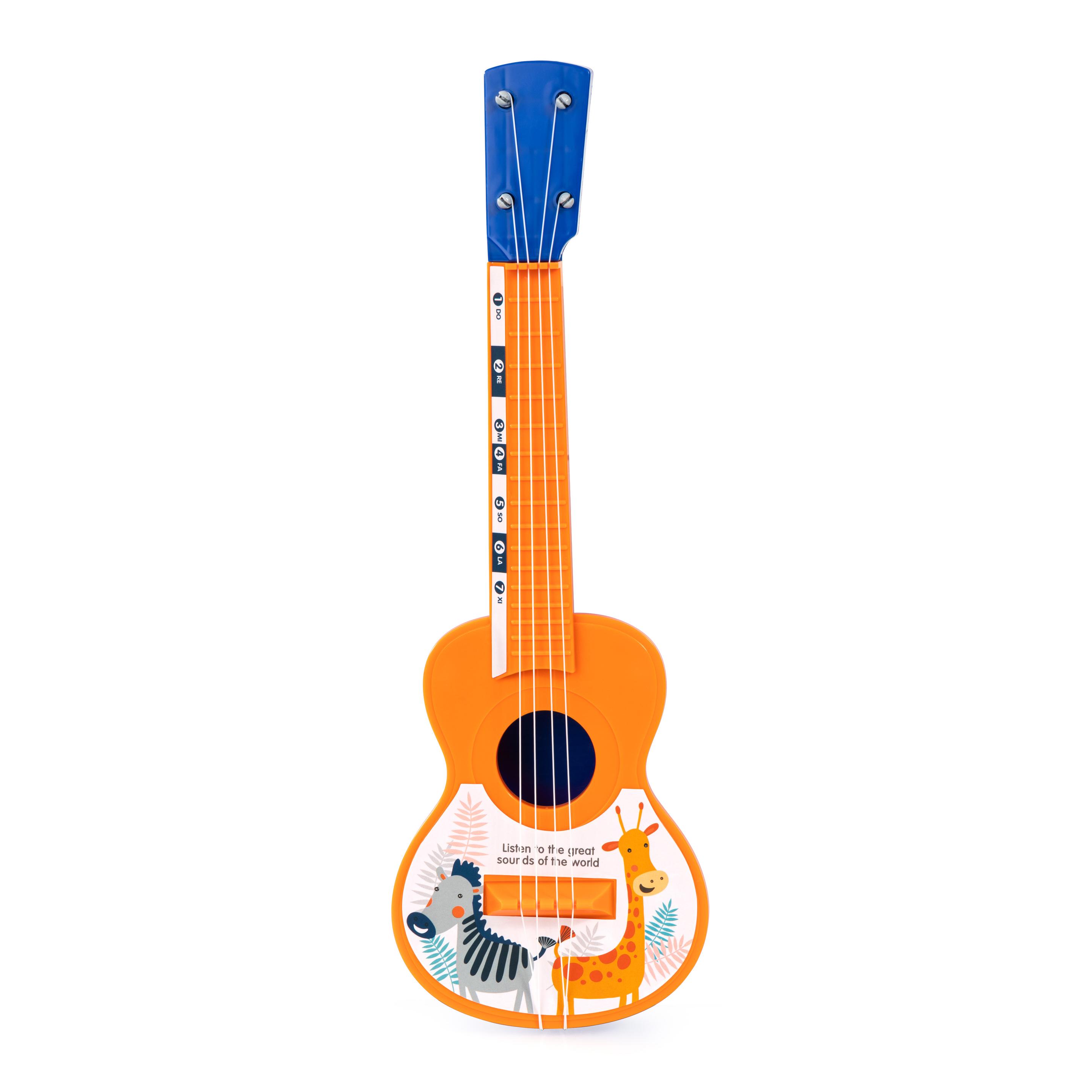 Bayer Design 57006AA - Bunte Gitarre mit Tiermotiven