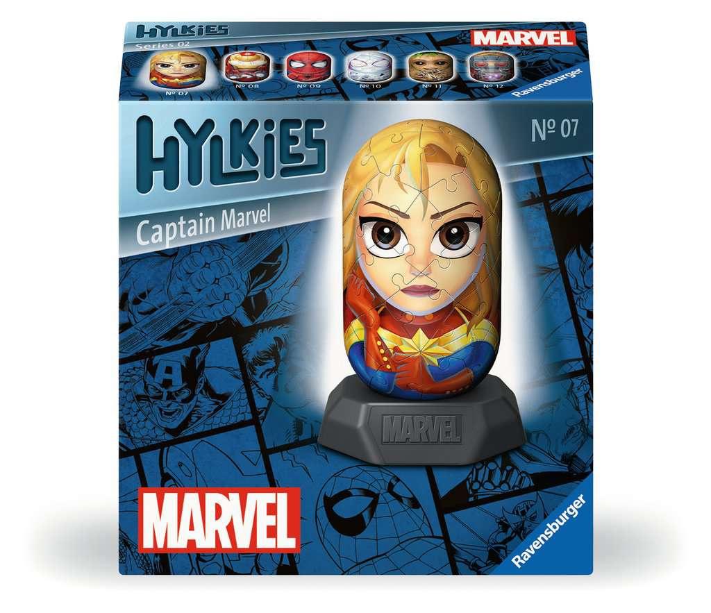 Ravensburger Hylkies: Die neue Sammelfigurenreihe zum selbst zusammenbauen. Figur #07 - Captain Marvel