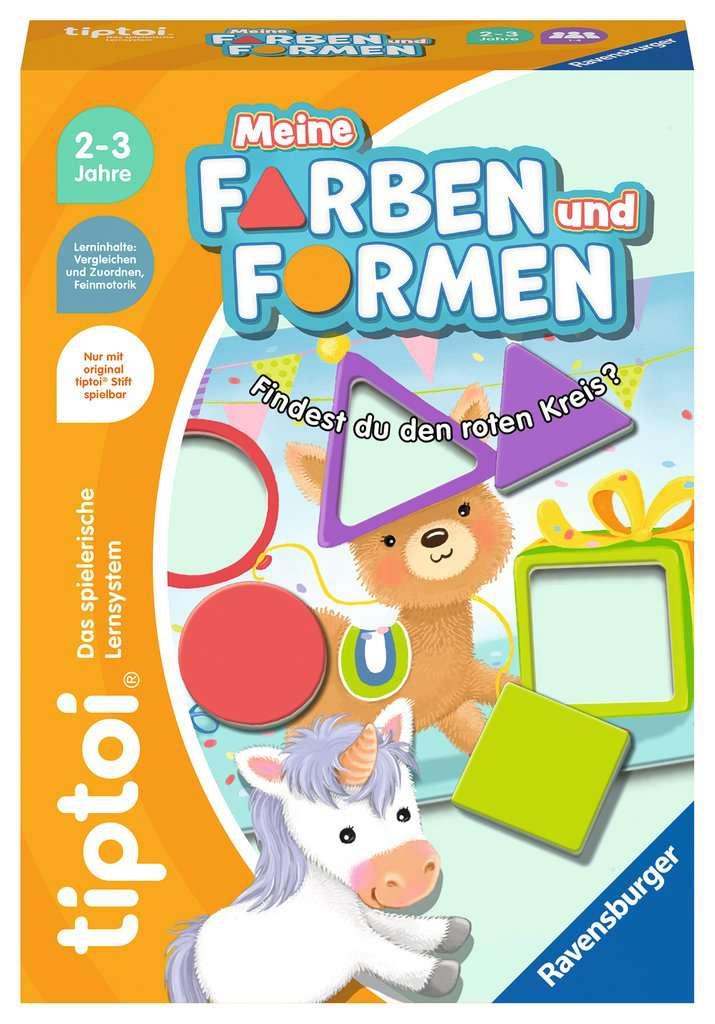 Ravensburger tiptoi Spiel 00168 - Meine Farben und Formen, Lernspiel für Kinder ab 2 Jahren