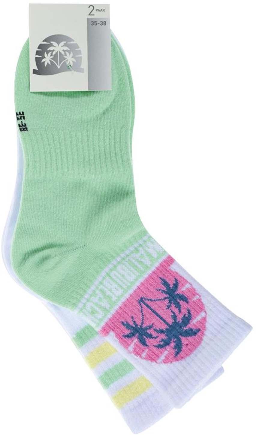 Damen Socken Beach 2er Pack Malibu Beach