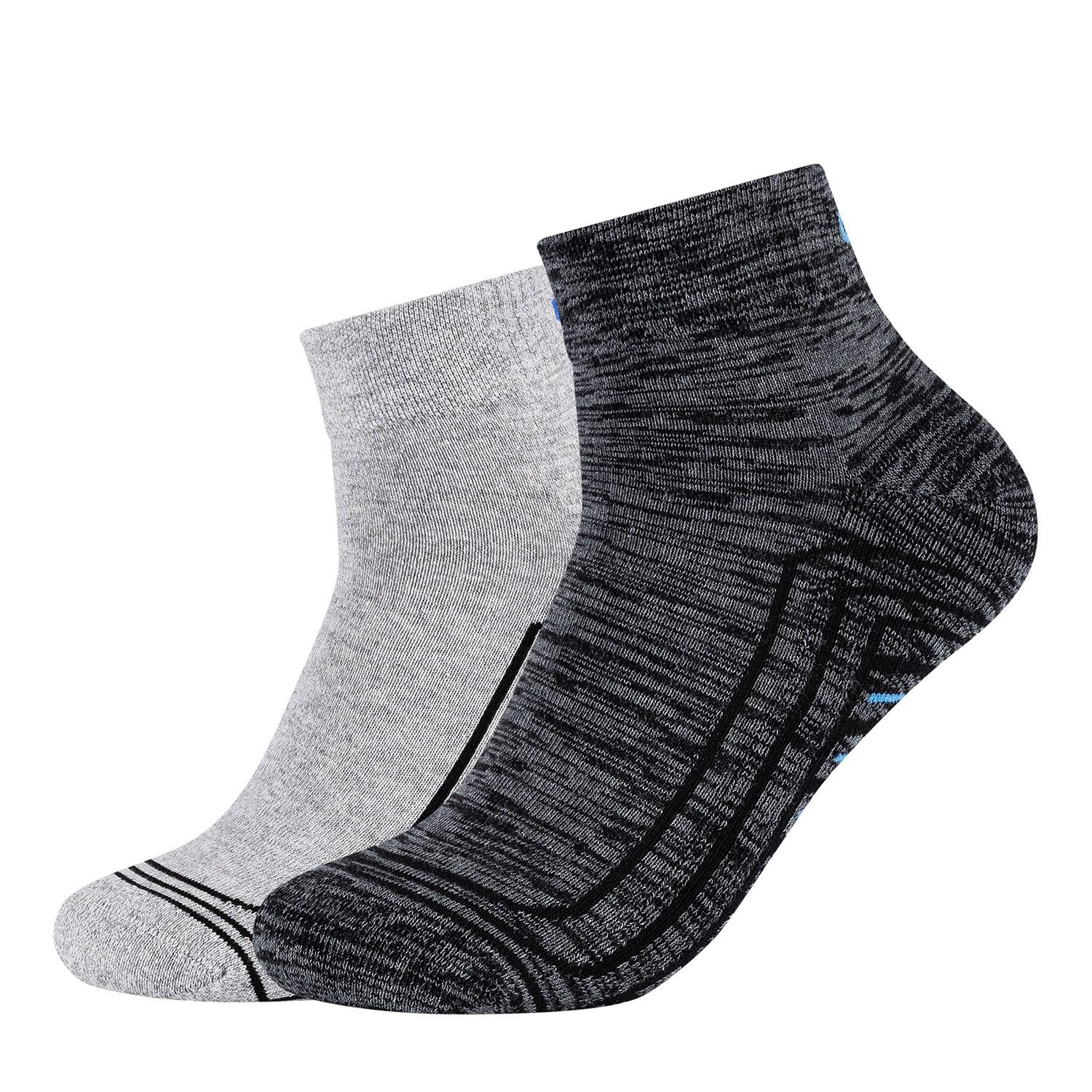 SKECHERS Unisex Kurzsocken Quarter Cushion 2er Pack