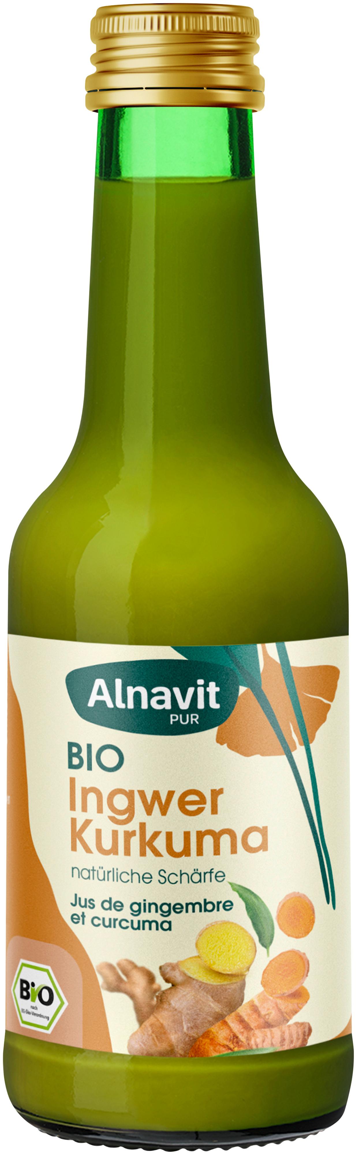 Alnavit Bio Ingwer Kurkuma Saft