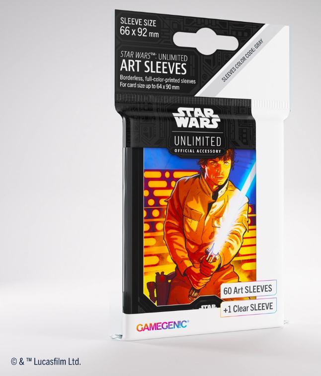 Gamegenic - STAR WARS™: UNLIMITED ART SLEEVES LUKE S.