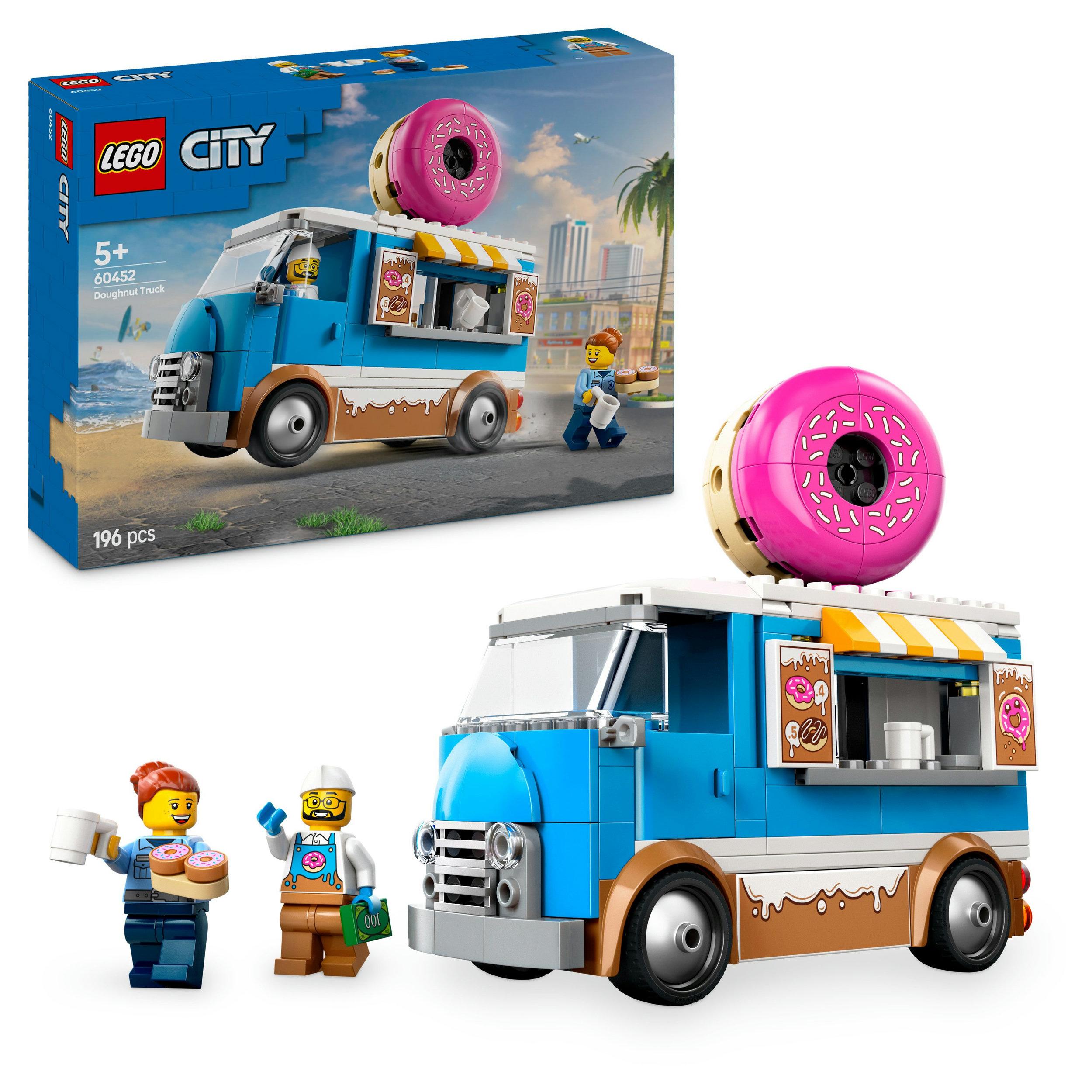 LEGO City Donut Truck - Spielzeug Foodtruck für Kinder ab 5 Jahren 60452