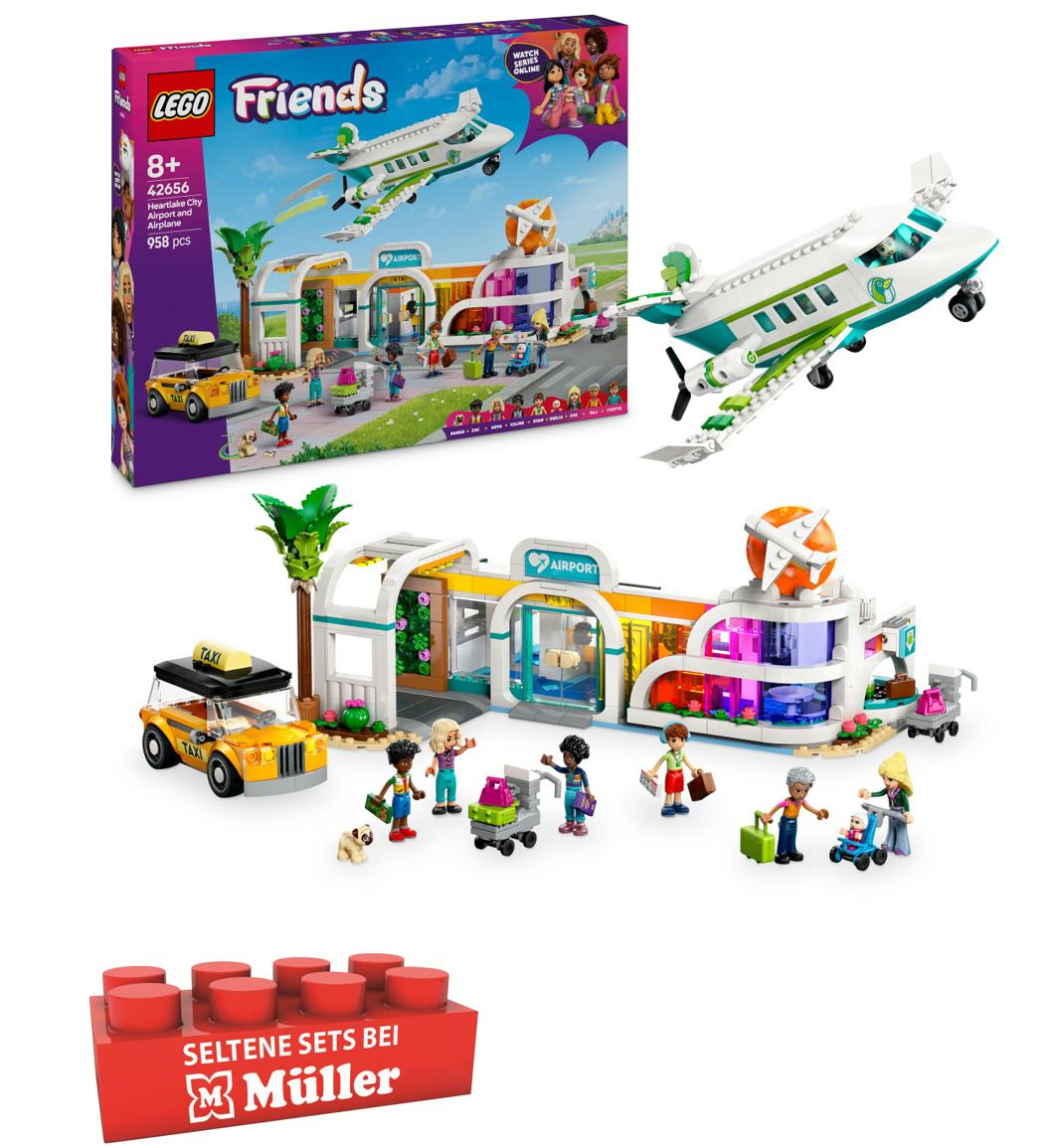 LEGO Friends Heartlake City Flughafen mit Flugzeug, Geschenkidee 42656