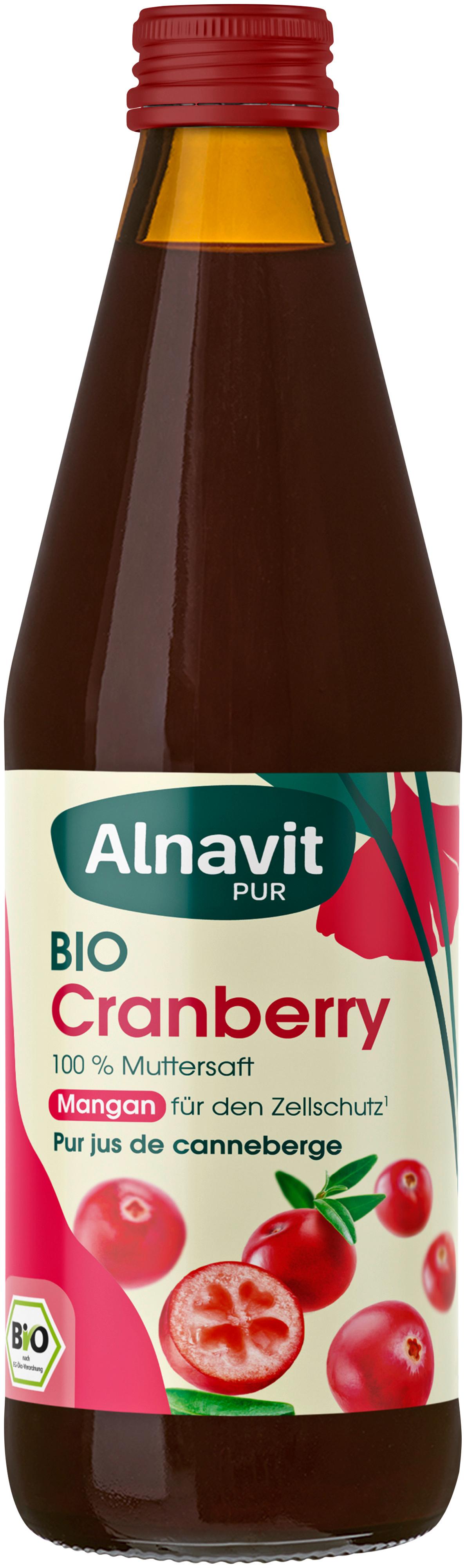 Alnavit Bio Cranberry Direktsaft