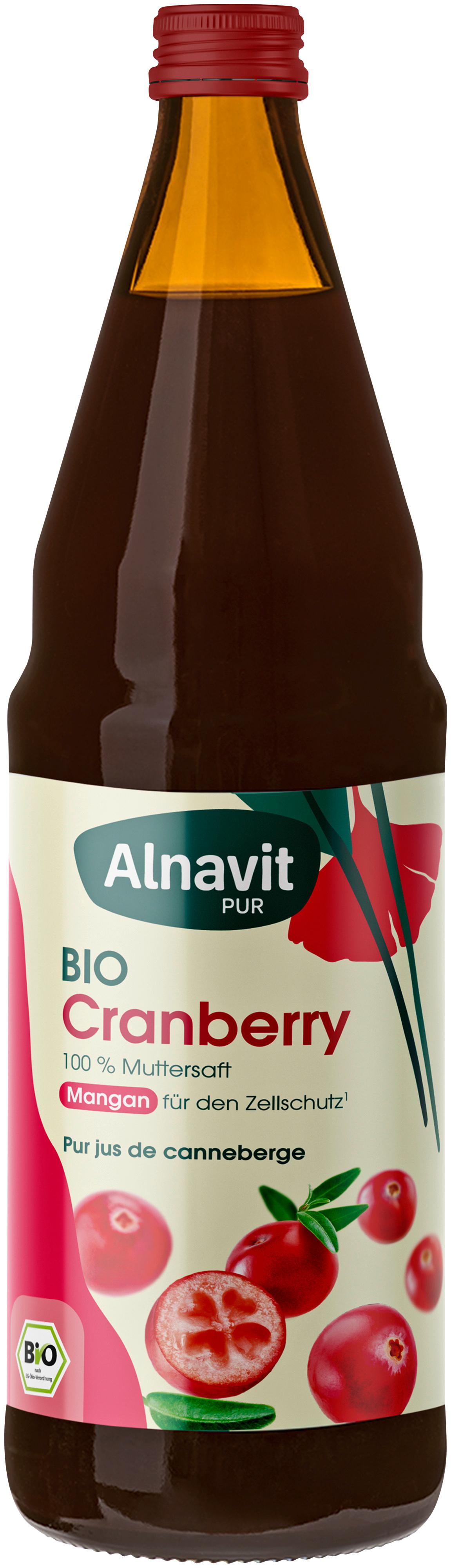 Alnavit Bio Cranberry Direktsaft