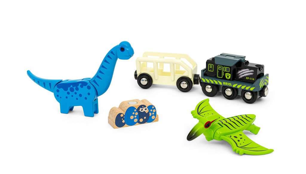 Produktbild BRIO World – 36096 Dinosaurier Batteriezug | Spielzeugzug für Kinder ab 3 Jahren 2 von 4