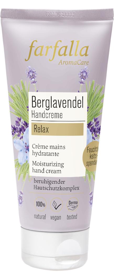 Farfalla Berglavendel Relax Schön entspannt Handcreme