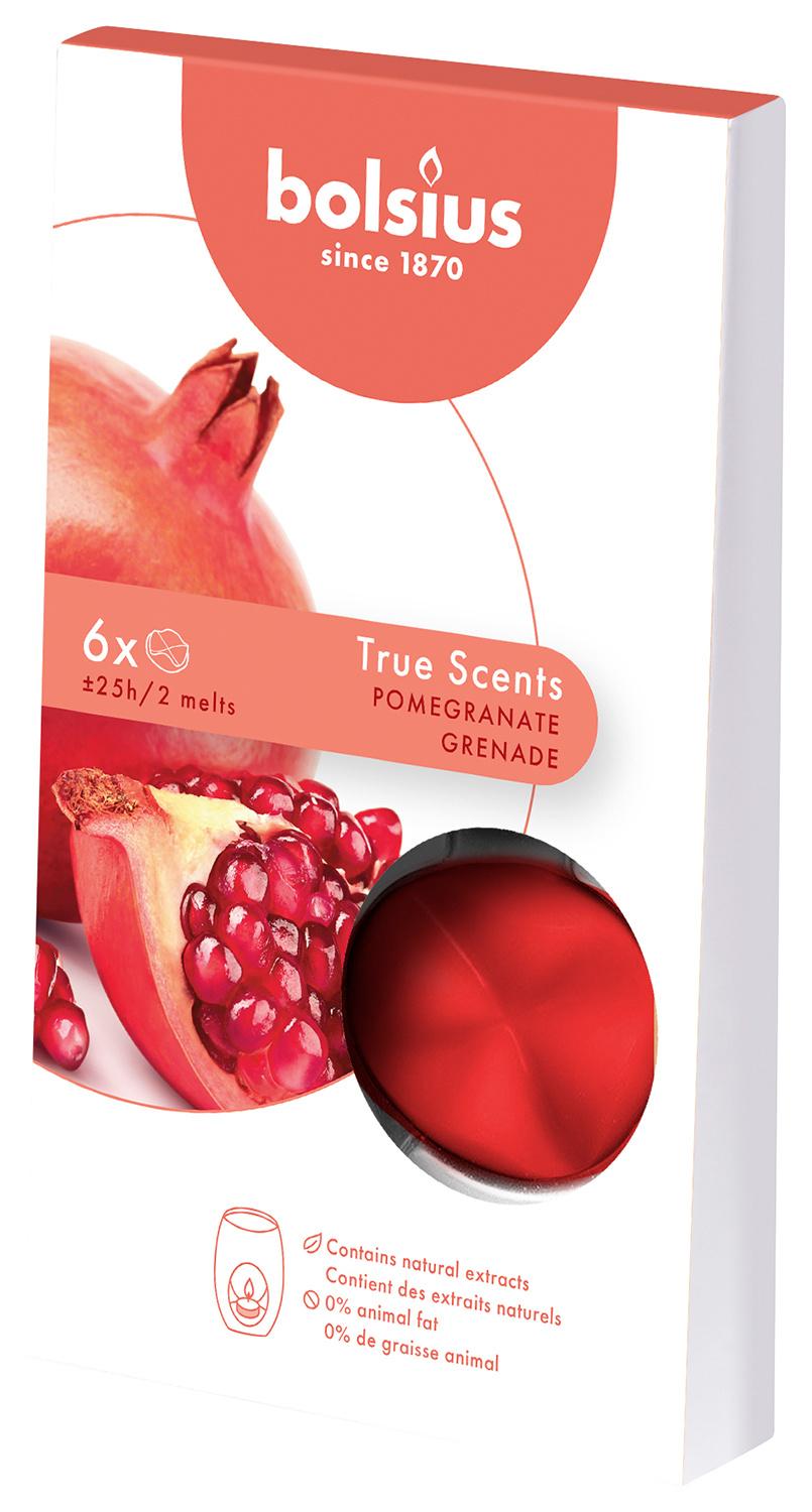 Produktbild bolsius Wax Melts True Scents 6er Pack Granatapfel 2 von 2