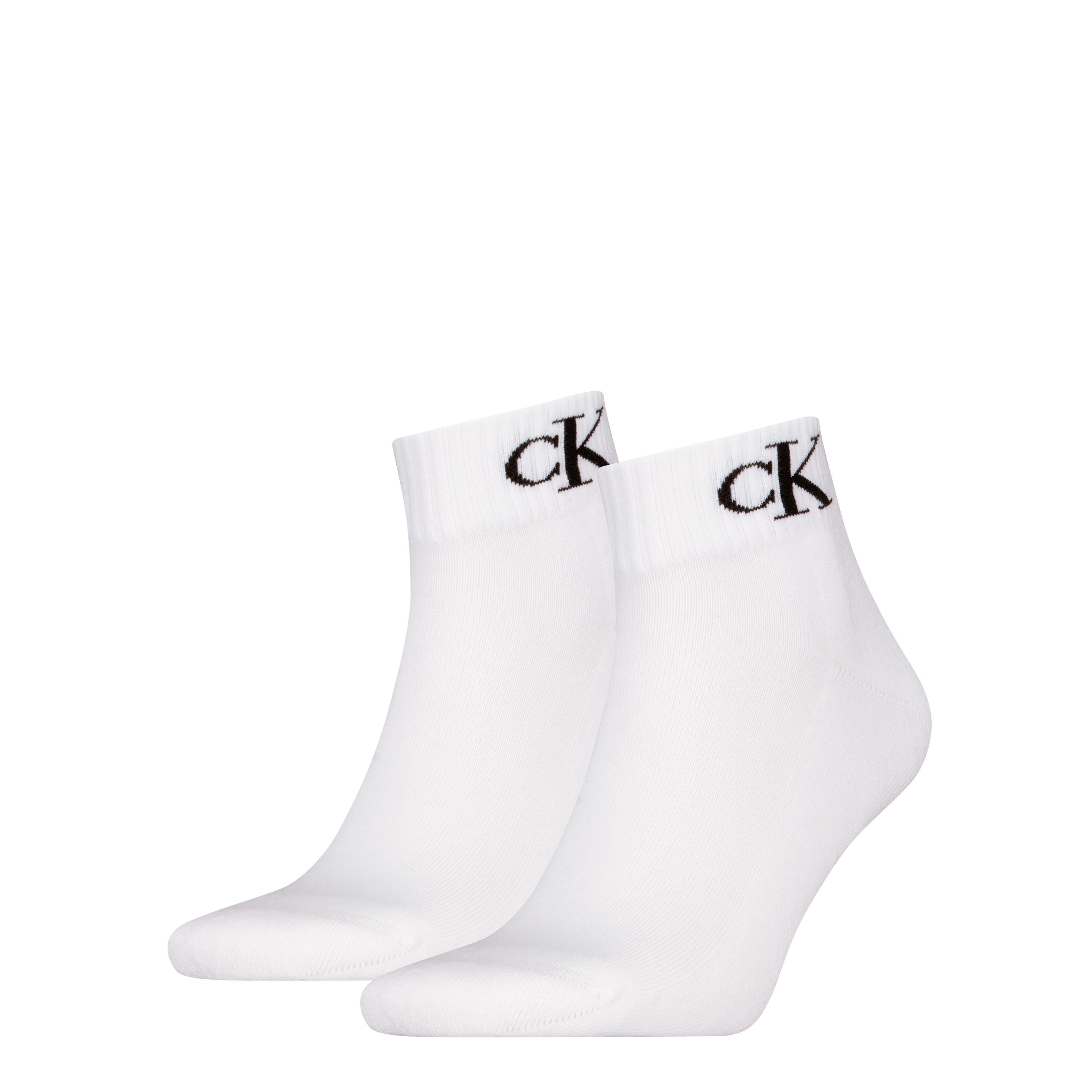 Calvin Klein Herren Kurzsocken Quarter Monogram 2er Pack