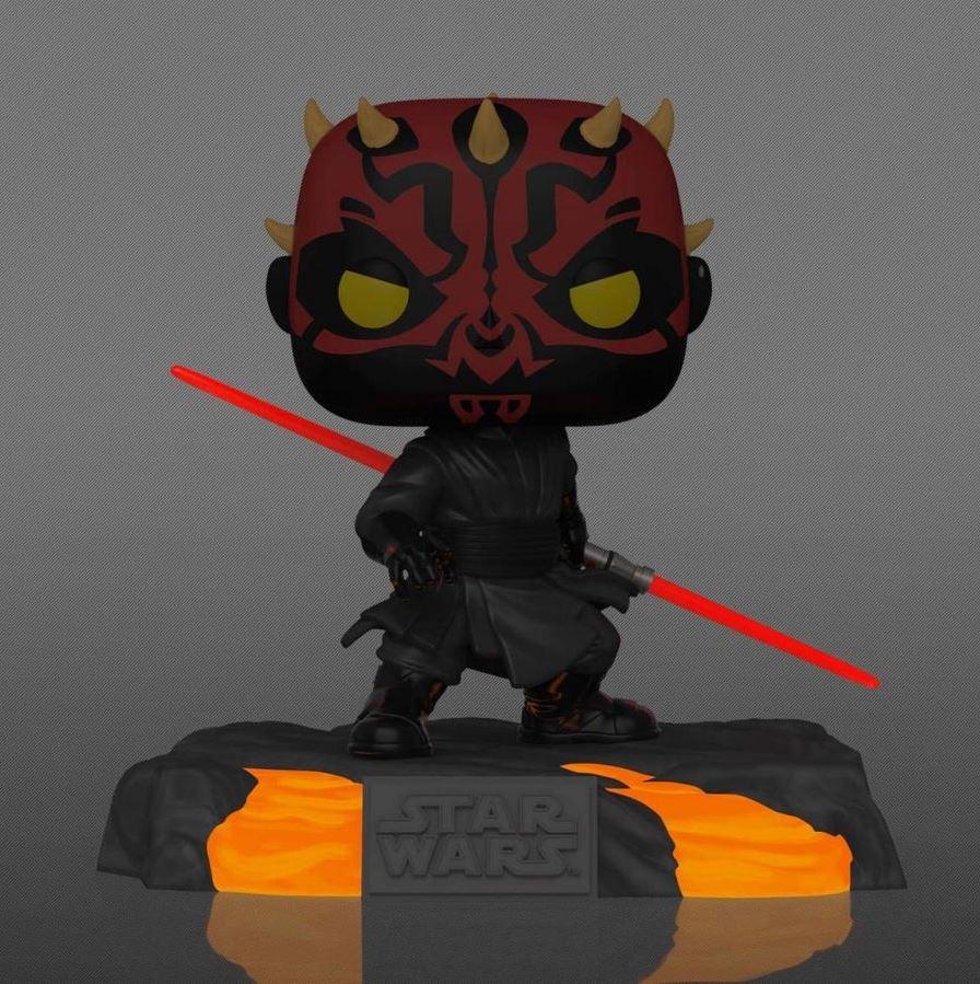 Produktbild Funko - POP! - Star Wars - Red Saber Series: Darth Maul Glow Deluxe 2 von 3