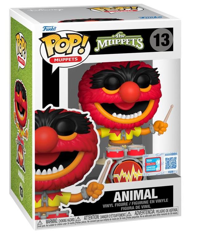 Funko - POP! - Muppets - Animal on Drums NYCC 2024 Exclusive Vinyl