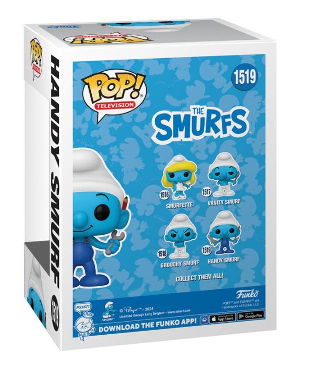 Produktbild Funko - POP! - Smurfs - Handy Smurf Vinyl 3 von 3