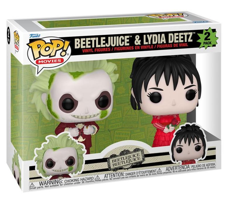 Funko - POP! - Beetlejuice Beetlejuice - Beetlejuice&Lydia Deetz Vinyl 2-Pack