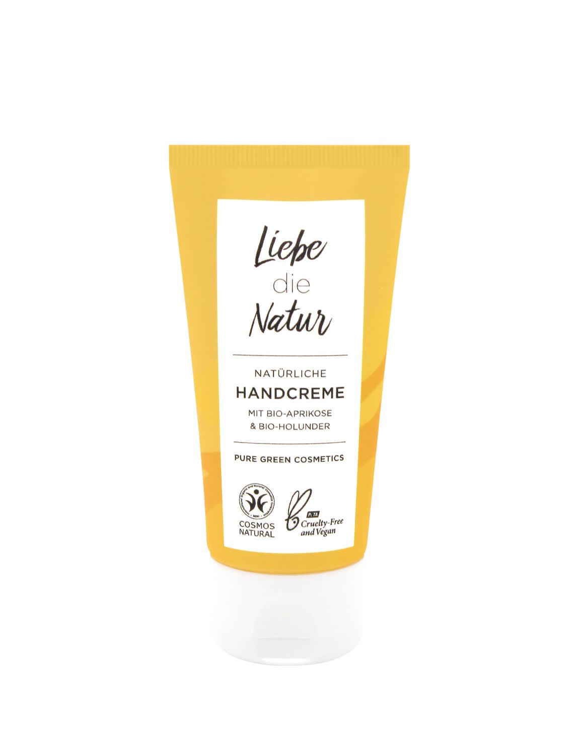 LIEBE DIE NATUR - natürliche Handcreme Aprikose