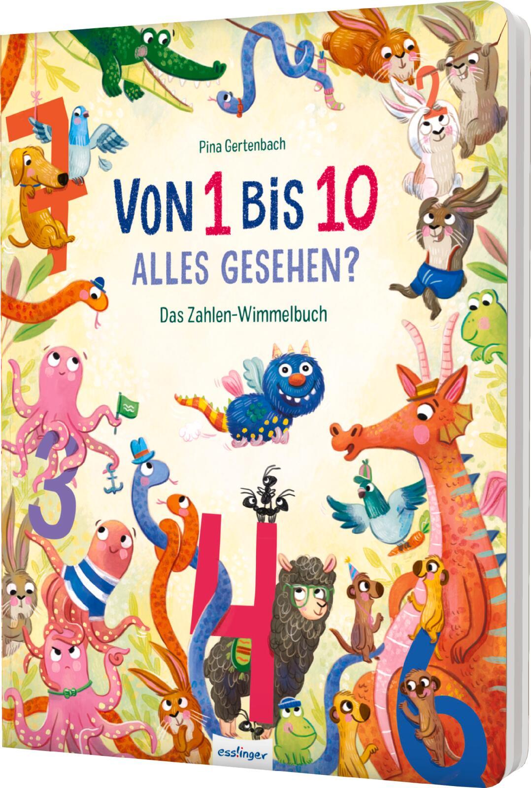 Von 1 bis 10 – alles gesehen? Das Zahlen-Wimmelbuch | Such- und Entdeckerbuch ab 3