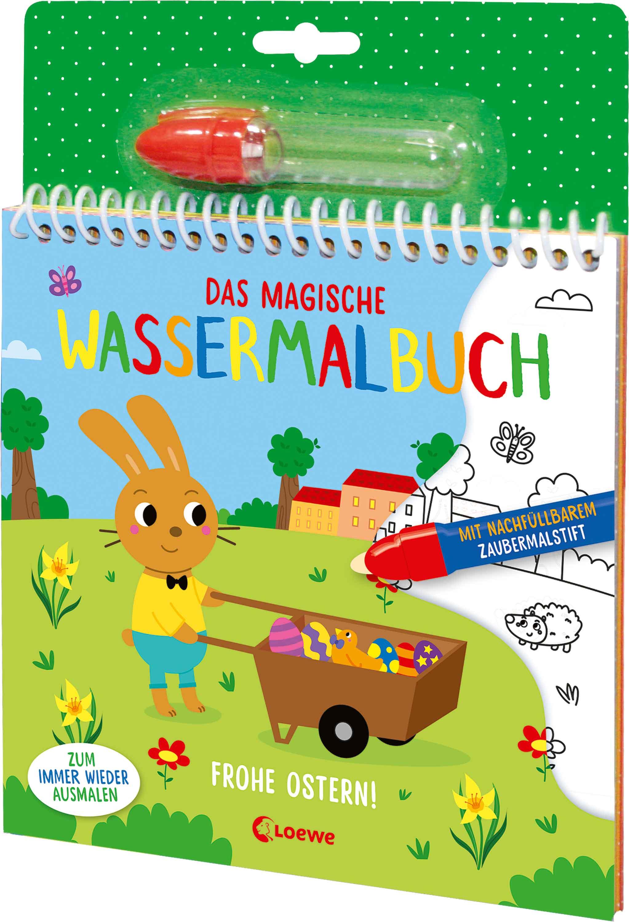 Das magische Wassermalbuch - Frohe Ostern!